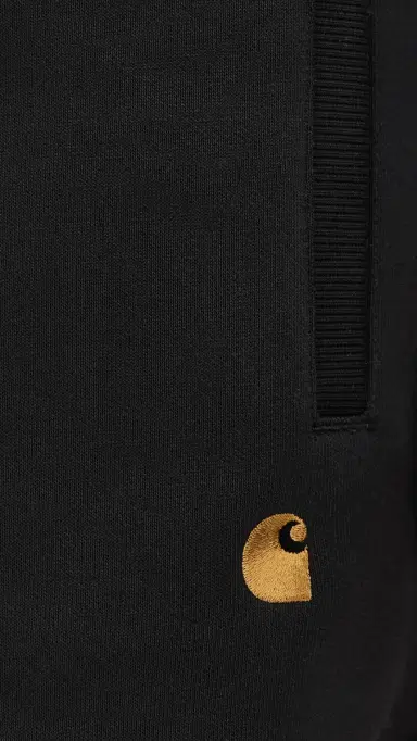 Carhartt WIP Chase Sweatpants Black/Gold | Thumbnail 6 Carhartt WIP Chase Sweatpants Black/Gold | Thumbnail 6