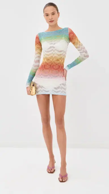 Missoni Long Sleeve T-Shirt Coverup Dress | Thumbnail 5 Missoni Long Sleeve T-Shirt Coverup Dress | Thumbnail 5
