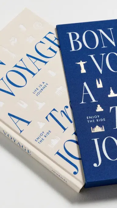 Printworks Bon Voyage Travel Journal Blue/Beige | Thumbnail 6 Printworks Bon Voyage Travel Journal Blue/Beige | Thumbnail 6