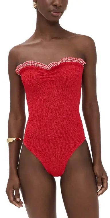 Hunza G Gingham One Piece | Thumbnail 1 Hunza G Gingham One Piece | Thumbnail 1