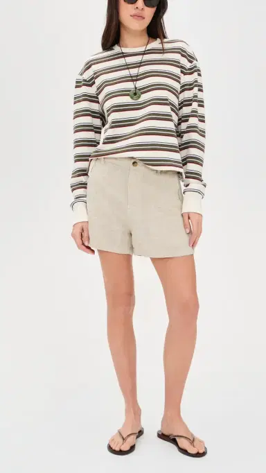 Madewell Zoe Linen Shorts Oat | Thumbnail 5 Madewell Zoe Linen Shorts Oat | Thumbnail 5