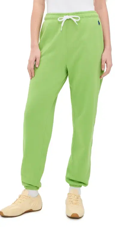 Polo Ralph Lauren Island Knit Ankle Jogger Pants Parakeet Green | Thumbnail 1 Polo Ralph Lauren Island Knit Ankle Jogger Pants Parakeet Green | Thumbnail 1