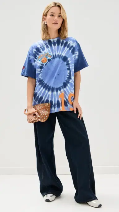 DANNIJOPRO NY Knicks Tie Dye Tee Tie Dye | Thumbnail 5 DANNIJOPRO NY Knicks Tie Dye Tee Tie Dye | Thumbnail 5
