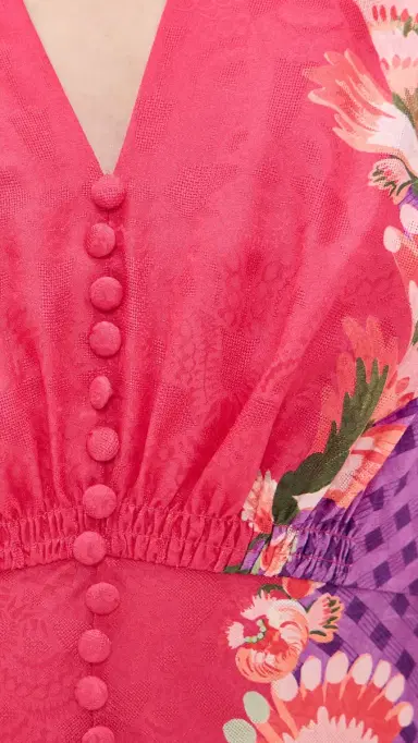 Saloni Lea Silk Dress | Thumbnail 6 Saloni Lea Silk Dress | Thumbnail 6