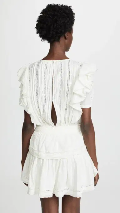 LoveShackFancy Natasha Dress White | Thumbnail 3 LoveShackFancy Natasha Dress White | Thumbnail 3