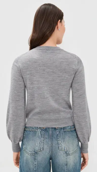 Baum und Pferdgarten Calynn Cardigan Grey Melange L | Thumbnail 3 Baum und Pferdgarten Calynn Cardigan Grey Melange L | Thumbnail 3