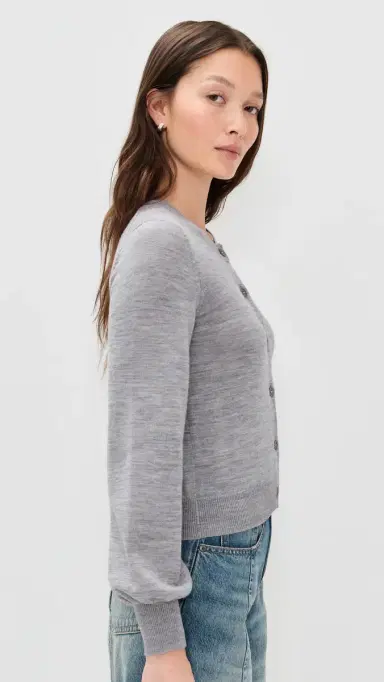 Baum und Pferdgarten Calynn Cardigan Grey Melange L | Thumbnail 4 Baum und Pferdgarten Calynn Cardigan Grey Melange L | Thumbnail 4