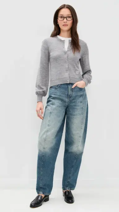 Baum und Pferdgarten Calynn Cardigan Grey Melange L | Thumbnail 5 Baum und Pferdgarten Calynn Cardigan Grey Melange L | Thumbnail 5