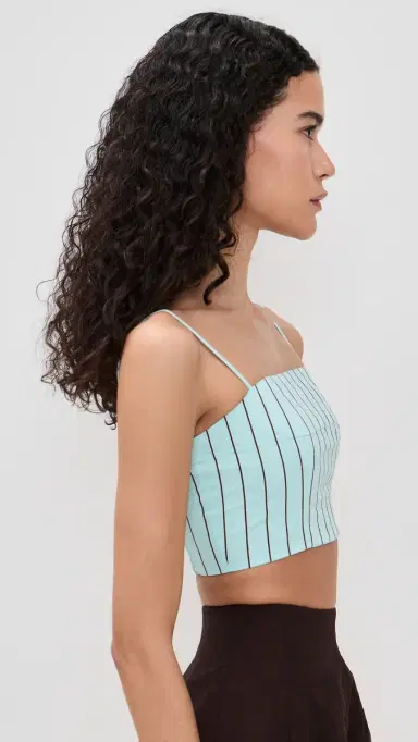 Staud Federico Tank Pool Stripe M | Thumbnail 4 Staud Federico Tank Pool Stripe M | Thumbnail 4