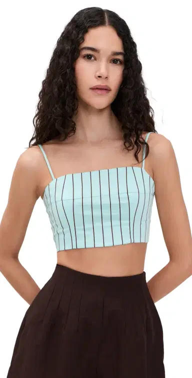 Staud Federico Tank Pool Stripe M | Thumbnail 1 Staud Federico Tank Pool Stripe M | Thumbnail 1