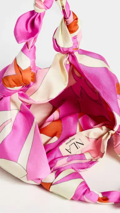 NLA Collection Pink Swirl Knot Bag Pink Swirl One Size | Thumbnail 6 NLA Collection Pink Swirl Knot Bag Pink Swirl One Size | Thumbnail 6