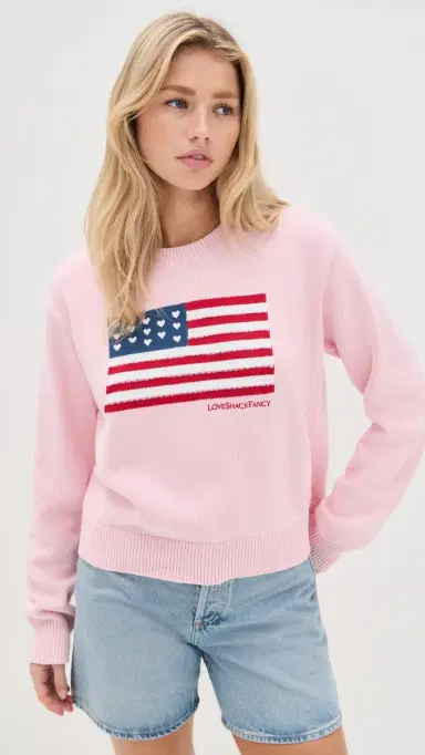 LoveShackFancy Ty Pullover Blushing Liberty M | Thumbnail 2 LoveShackFancy Ty Pullover Blushing Liberty M | Thumbnail 2