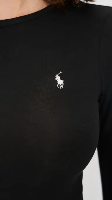Polo Ralph Lauren ong Sleeve Thong Bodysuit Onyx | Thumbnail 6 Polo Ralph Lauren ong Sleeve Thong Bodysuit Onyx | Thumbnail 6