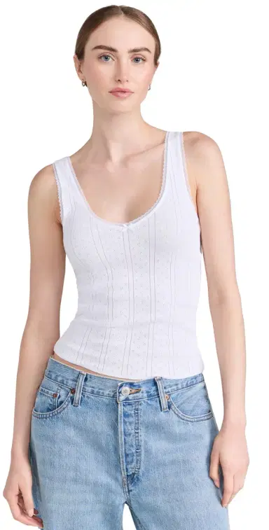 COUCOU The Scoop Tank White | Thumbnail 1 COUCOU The Scoop Tank White | Thumbnail 1