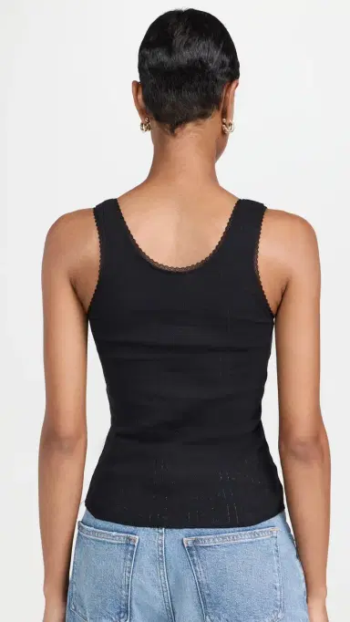 COUCOU The Scoop Tank Black | Thumbnail 3 COUCOU The Scoop Tank Black | Thumbnail 3