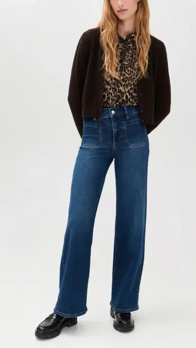 FRAME Le Slim Palazzo Modernist Pocket Jeans Savior | Thumbnail 5 FRAME Le Slim Palazzo Modernist Pocket Jeans Savior | Thumbnail 5