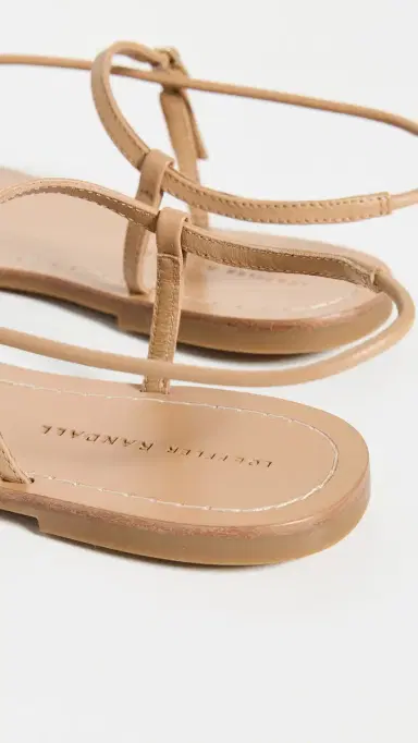 Loeffler Randall Lara Strappy Flat Sandals Dune 12 | Thumbnail 6 Loeffler Randall Lara Strappy Flat Sandals Dune 12 | Thumbnail 6