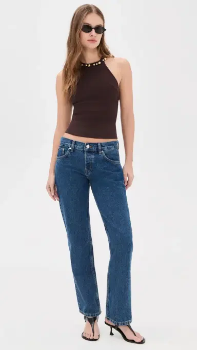 Aje Baroque Knit Tank Chocolate | Thumbnail 5 Aje Baroque Knit Tank Chocolate | Thumbnail 5
