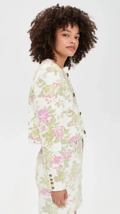 Citizens of Humanity Anita Puff Sleeve Jacket English Rose | Thumbnail 4 Citizens of Humanity Anita Puff Sleeve Jacket English Rose | Thumbnail 4