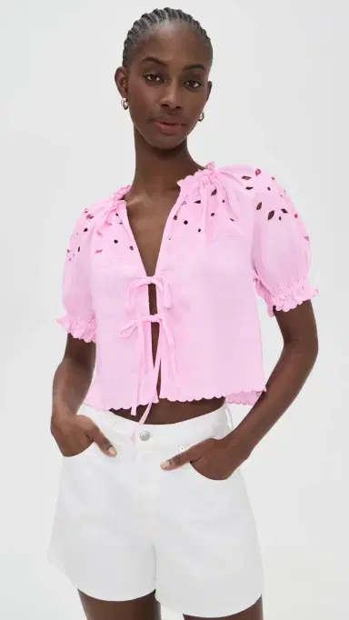 RAILS Lizbeth Blouse Cherry Blossom Eyelet | Thumbnail 2 RAILS Lizbeth Blouse Cherry Blossom Eyelet | Thumbnail 2