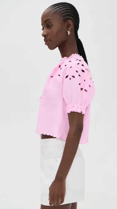 RAILS Lizbeth Blouse Cherry Blossom Eyelet | Thumbnail 4 RAILS Lizbeth Blouse Cherry Blossom Eyelet | Thumbnail 4
