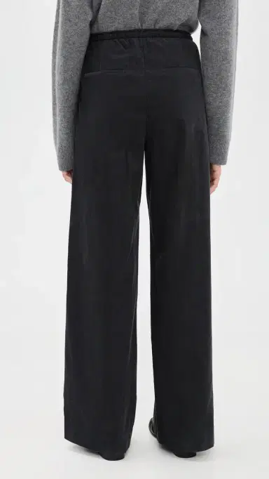 Vince Mid Rise Pull On Corduroy Pants Graphite | Thumbnail 3 Vince Mid Rise Pull On Corduroy Pants Graphite | Thumbnail 3