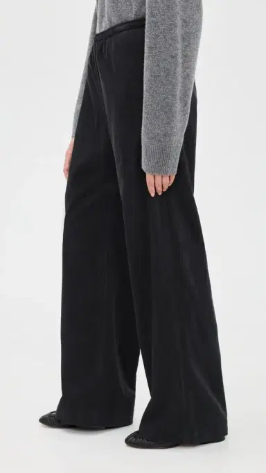 Vince Mid Rise Pull On Corduroy Pants Graphite | Thumbnail 4 Vince Mid Rise Pull On Corduroy Pants Graphite | Thumbnail 4