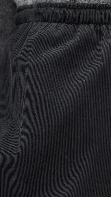 Vince Mid Rise Pull On Corduroy Pants Graphite | Thumbnail 6 Vince Mid Rise Pull On Corduroy Pants Graphite | Thumbnail 6