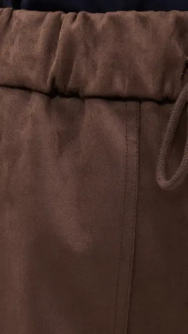 LE BOP Remy Faux Suede Joggers Coffee | Thumbnail 6 LE BOP Remy Faux Suede Joggers Coffee | Thumbnail 6