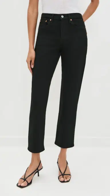 Levi's Wedgie Straight Jeans Black Sprout | Thumbnail 2 Levi's Wedgie Straight Jeans Black Sprout | Thumbnail 2
