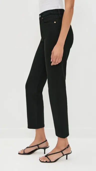 Levi's Wedgie Straight Jeans Black Sprout | Thumbnail 4 Levi's Wedgie Straight Jeans Black Sprout | Thumbnail 4