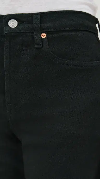 Levi's Wedgie Straight Jeans Black Sprout | Thumbnail 6 Levi's Wedgie Straight Jeans Black Sprout | Thumbnail 6