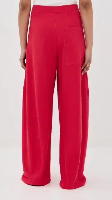 Tibi Lightweight Sweatshirting Winslow Pants Red M | Thumbnail 3 Tibi Lightweight Sweatshirting Winslow Pants Red M | Thumbnail 3