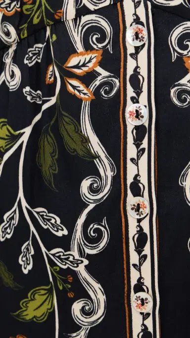 FARM Rio Rococo Flowers Black ini Dress Rococo Flowers Black | Thumbnail 6 FARM Rio Rococo Flowers Black ini Dress Rococo Flowers Black | Thumbnail 6