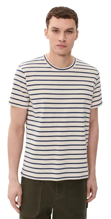 Alex Mill Standard Tee In Pablo Stripe /Navy | Thumbnail 1 Alex Mill Standard Tee In Pablo Stripe /Navy | Thumbnail 1