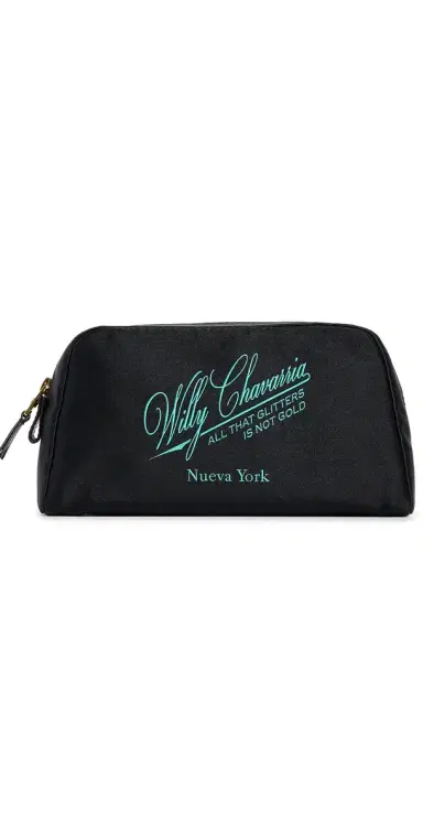 Willy Chavarria Label Toiletry Bag | Thumbnail 1 Willy Chavarria Label Toiletry Bag | Thumbnail 1