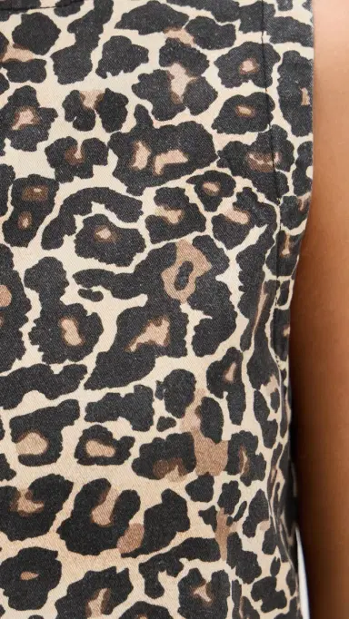 VRG GRL Zia Denim Mini Dress Leopard | Thumbnail 6 VRG GRL Zia Denim Mini Dress Leopard | Thumbnail 6