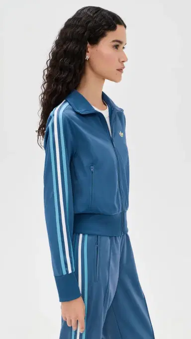 Adidas Firebird Classic Track Jacket Crew Blue/Light Blue/White | Thumbnail 4 Adidas Firebird Classic Track Jacket Crew Blue/Light Blue/White | Thumbnail 4