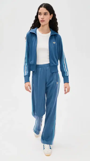 Adidas Firebird Classic Track Jacket Crew Blue/Light Blue/White | Thumbnail 5 Adidas Firebird Classic Track Jacket Crew Blue/Light Blue/White | Thumbnail 5