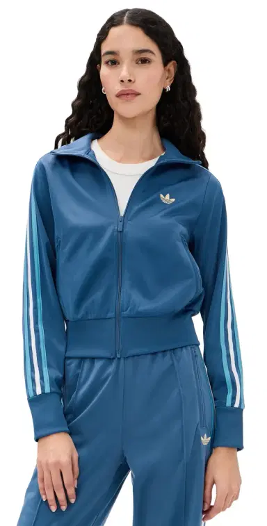 Adidas Firebird Classic Track Jacket Crew Blue/Light Blue/White | Thumbnail 1 Adidas Firebird Classic Track Jacket Crew Blue/Light Blue/White | Thumbnail 1