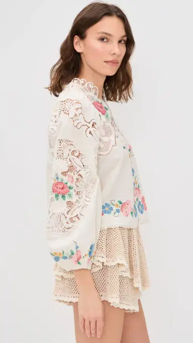 Sea Astrid Embroidery Blouse Multi | Thumbnail 4 Sea Astrid Embroidery Blouse Multi | Thumbnail 4