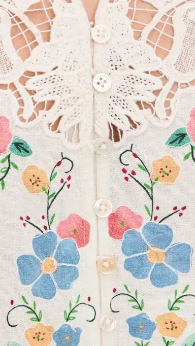 Sea Astrid Embroidery Blouse Multi | Thumbnail 6 Sea Astrid Embroidery Blouse Multi | Thumbnail 6