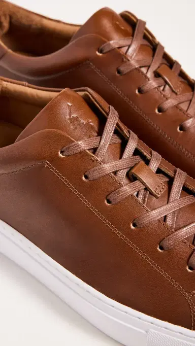 Polo Ralph Lauren Jermain Ii Leather Sneakers Pale Russet 7 | Thumbnail 5 Polo Ralph Lauren Jermain Ii Leather Sneakers Pale Russet 7 | Thumbnail 5