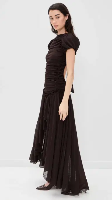 SIEDRÉS Adeline Dress Brown | Thumbnail 4 SIEDRÉS Adeline Dress Brown | Thumbnail 4
