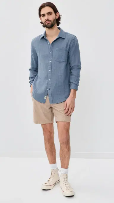 Fair Harbor Oceanfront Shirt aritime | Thumbnail 5 Fair Harbor Oceanfront Shirt aritime | Thumbnail 5