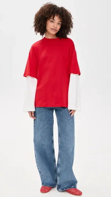 Lioness Bottega Shirt Crimson | Thumbnail 5 Lioness Bottega Shirt Crimson | Thumbnail 5