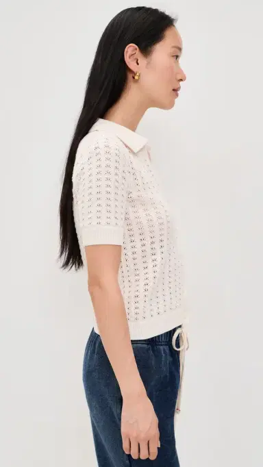 Marine Layer Piper Knit Resort Shirt Cream S | Thumbnail 4 Marine Layer Piper Knit Resort Shirt Cream S | Thumbnail 4