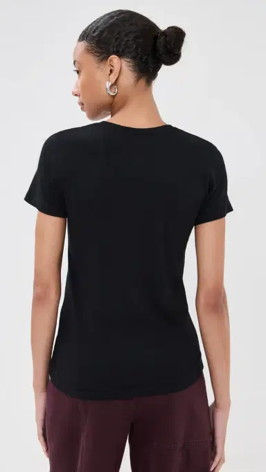Another Tomorrow Crew Neck Tee Black L | Thumbnail 3 Another Tomorrow Crew Neck Tee Black L | Thumbnail 3