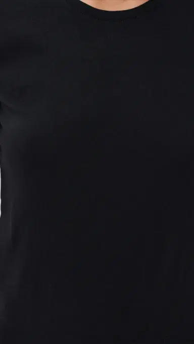 Another Tomorrow Crew Neck Tee Black L | Thumbnail 6 Another Tomorrow Crew Neck Tee Black L | Thumbnail 6