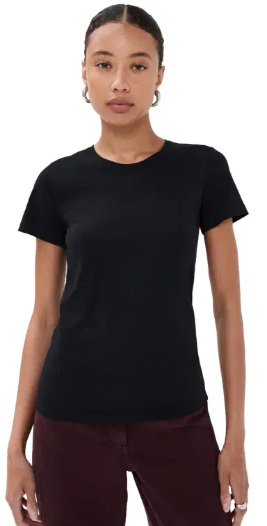 Another Tomorrow Crew Neck Tee Black L | Thumbnail 1 Another Tomorrow Crew Neck Tee Black L | Thumbnail 1